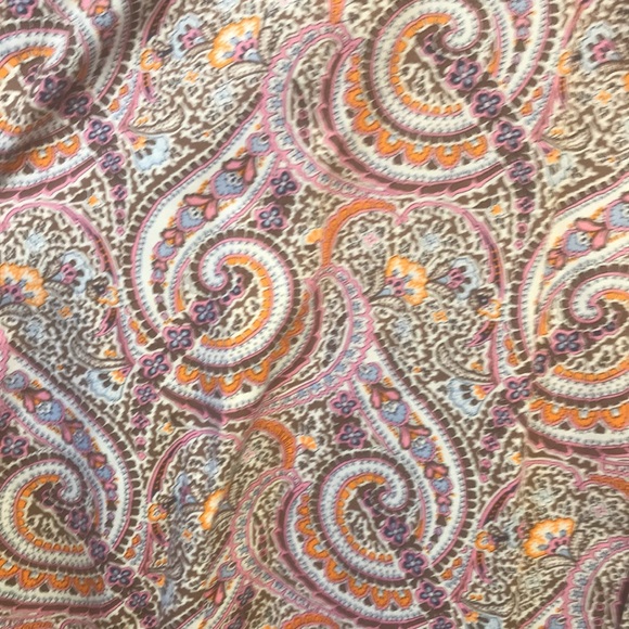 Mens TD Thomas Dean paisley and floral print long sleeve button down shirt - Picture 3 of 9